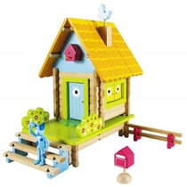 La maison chalet en bois - 100 pieces - house of toys - jeu de construction en bois