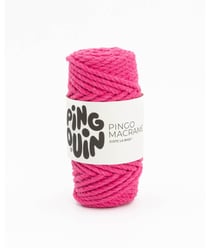 Bobine de corde PINGO MACRAME - 100GR - Pingouin Fushia Rose