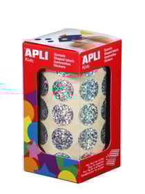 Gommettes rouleau Rond Ø 20 mm Holographique x 1 770