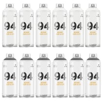 Lot de 12 sprays de peinture MTN 94 - Noir et Blanc - 400ml