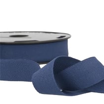 Bobine 50m sergé coton Bleu marine