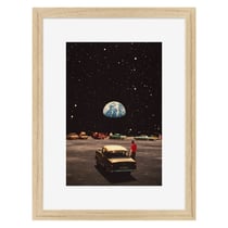 Image encadrée Planet 30x40 cm