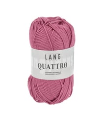 Fil à tricoter 100% coton QUATTRO - Lang Yarns 165 Rose