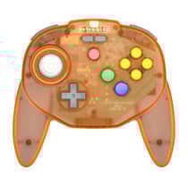 RETRO-BIT TRIBUTE 64 2.4GHZ MANETTE SANS FIL POUR NINTENDO 64/SWITCH/PC/MAC ORANGE HAWK