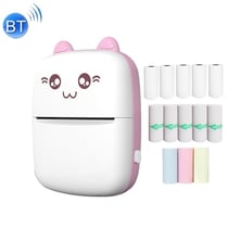 Mini Imprimante Thermique Bluetooth Portable Avec Accessoires Pour Enfants Rose YONIS