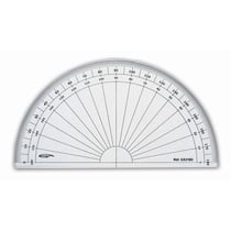 Graphoplex - Rapporteur 1/2 cercle degrés Ø 16 cm