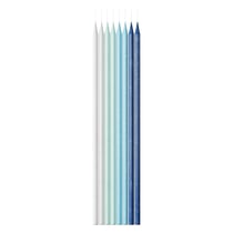 Bougie - 14,5cm - lot de 24 - bleus
