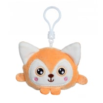 Peluche - Squishimals Sparkle porte-clés - Renard Sparki 8 cm