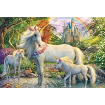 Puzzle la licorne et ses poulains 200 pièces - animaux fantastiques - schmidt - 56540