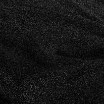 Tissu Jersey Lurex Livia extensible pailleté uni Noir