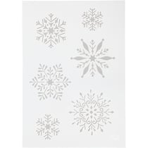 Pochoir A4 Flocons - 1 pce