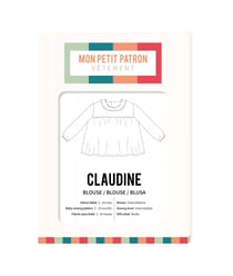 Patron enfant de la Blouse Claudine - Mon petit Patron taille n°FR 36-48