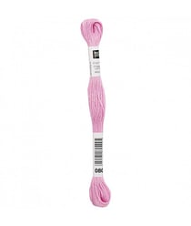 Fil à broder mouliné Uni - Rico Design 080 Rose