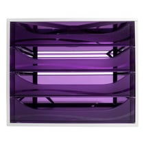 Module de classement Ecobox Linicolor 4 tiroirs - Violet - Exacompta