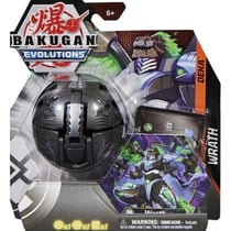 Bakugan evolution - pack deka wrath : 1 grande boule jumbo noir - spin master 20137907