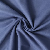 Tissu Flanelle de Coton Jasmine uni Bleu ardoise