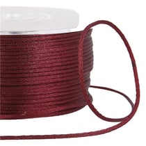 Bobine 100m queue de rat 2mm Bordeaux