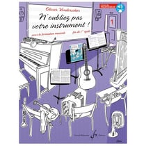 Méthode musicale VONDERSCHER OLIVIER - N'Oubliez Pas Votre Instrument! - Vol.1, Livre Du Professeur