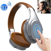 Casque Audio Bluetooth Sans Fil Avec Micro Et Basse Puissante Pour Tous Appareils Marron YONIS