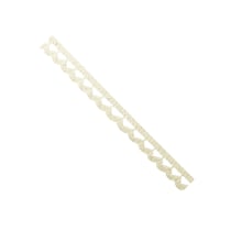 MégaCréa DIY - Ruban dentelle en coton écru breloque 1 cm x 2 m