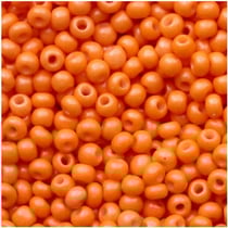 Sachet de 500g de perles de rocailles orange - loisir créatif bracelet collier