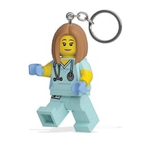 Porte-clés torche infirmière LEGO - Licence officielle