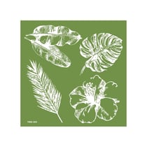 MégaCréa DIY - Pochoir à sérigraphie silkscreen Nature 15 cm
