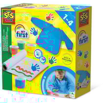 My first - Mon premier kit de peinture au doigt avec un tablier -