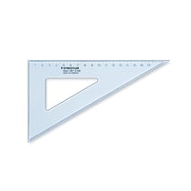 Equerre - Plastique - Transparente - 60° - 21 cm - Staedtler
