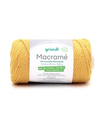 Bobine de corde MACRAME 330 GR - Gründl 4 Jaune