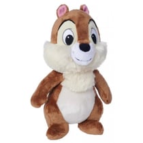 Grande peluche disney : ecureuil tic 29 cm - collection tic et tac