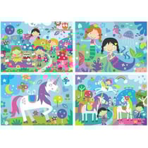 Puzzle progressif 4 en 1 - EDUCA - AMIS FANTASTIQUES - 20-80 pcs - Enfant - Dessins animés et BD