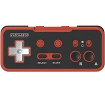 RETRO-BIT ORIGIN8 2.4G MANETTE SANS FIL NINTENDO SWITCH & NES RED & BLACK EDITION