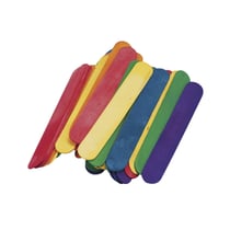 Baguettes en bois à bricoler, 150x20mm, 36 pces, assorties