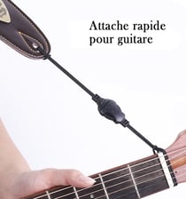 SOLDIER® Attache Rapide Pour Sangle - Pour Guitare Acoustique/Folk