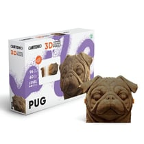 Cartonic® Sculpture-Puzzle 3D carton - Chien Pug