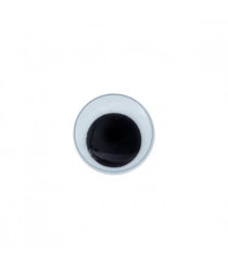 Oeil MOBILE Noir/blanc pour peluches diam.10mm X 8 - Union Knopf Noir