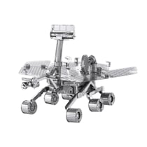 MetalEarth Espace: MARS ROVER 9.4x8.6x6cm, maquette 3D en métal avec 2 feuilles, sur carte 12x17cm, 14+