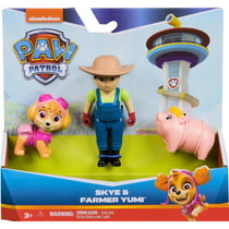 Pat patrouille fermiere yumi et son cochon + chienne stella - 3 figurines - paw patrol - spin master - 20148187