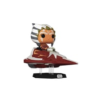 Star Wars : The Clone Wars - Figurine POP! Rides Bobble Head Ahsoka Tano in Delta 7 Jedi Starfi