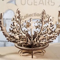 Puzzle - UGEARS - Fleur Mécanique - 101 pièces - Bois - Kit à monter soi-même