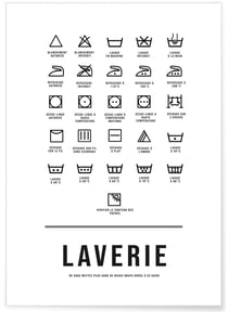 Affiche Laverie | A3 : 29,7x42cm