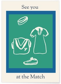 Affiche Tennis Lifestyle : See You at the Match | A3 : 29,7x42cm