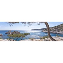 Tableau sur toile Calanque Sugiton 30x97 cm