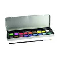 Boite Aquarelle 18 couleurs + un pinceau