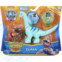 Pat patrouille dino rescue zuma et son brontosaure + dinosaure mystere - figurine chien - paw patrol - spin master - 20129716
