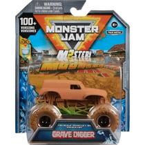 Monster jam mystery mudders grave digger - vehicule miniature metal exclusif - spin master