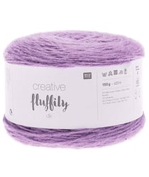 Coton à tricoter Creative FLUFFILY - 150 GR - Rico Design 05 Violet