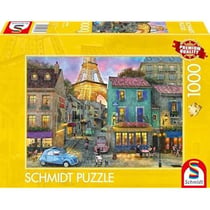 Puzzle 1000 pièces - Dans les Rues de Paris - Schmidt Spiele