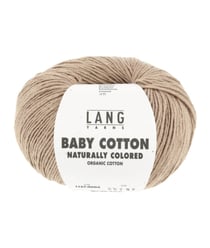 Pelote à tricoter BABY COTTON NATURALLY COLORED – Lang Yarns 03 Marron